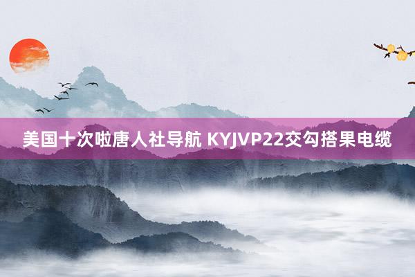 美国十次啦唐人社导航 KYJVP22交勾搭果电缆