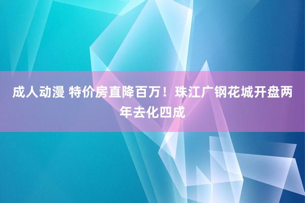 成人动漫 特价房直降百万！珠江广钢花城开盘两年去化四成