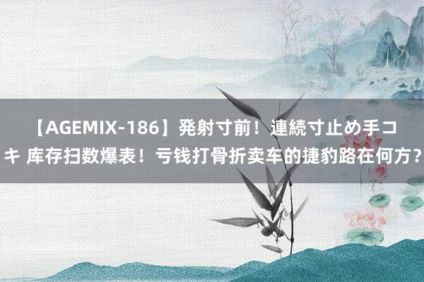 【AGEMIX-186】発射寸前！連続寸止め手コキ 库存扫数爆表！亏钱打骨折卖车的捷豹路在何方？