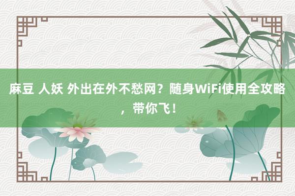 麻豆 人妖 外出在外不愁网？随身WiFi使用全攻略，带你飞！